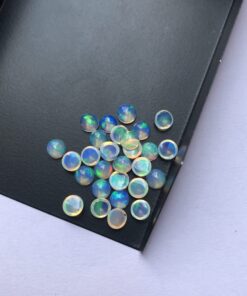 5mm Natural Ethiopian Opal Smooth Round Cabochon