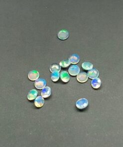2mm Natural Ethiopian Opal Round Cut Gemstone
