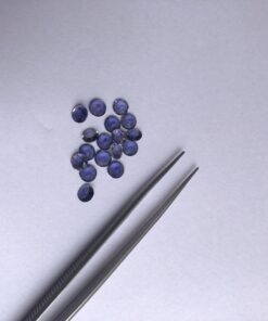 3mm Natural Iolite Faceted Round Cut Gemstone