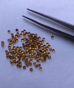 3mm Natural Citrine Smooth Round Cabochon