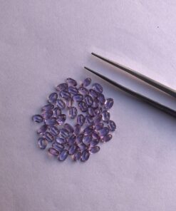 5x3mm Natural Amethyst Oval Cut Gemstone