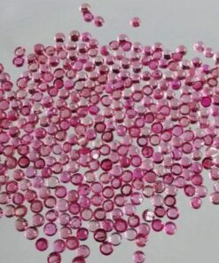 2mm pink tourmaline round
