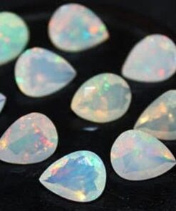 4x3mm Natural Ethiopian Opal Pear Cut Gemstone