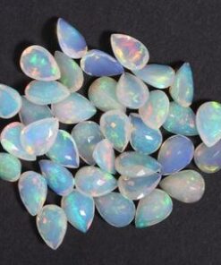 5x3mm Natural Ethiopian Opal Pear Cut Gemstone