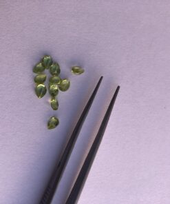 5x4mm Natural Peridot Pear Cut Gemstone