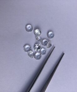 4mm Natural Crystal Quartz Round Cut Gemstone