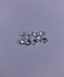 6mm Natural Crystal Quartz Round Cut Gemstone
