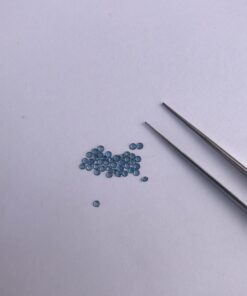 2mm Natural London Blue Topaz Round Cut Gemstone