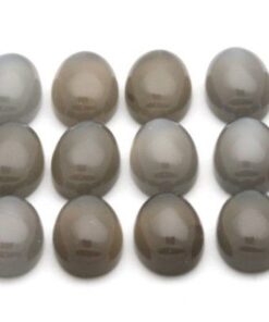 10x12mm gray moonstone oval