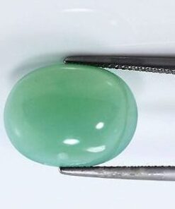 10x12mm green chalcedony oval
