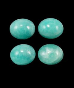 12x10mm Natural Amazonite Smooth Oval Cabochon