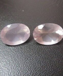 10x12mm rose quartz oval cut