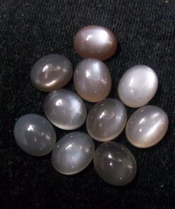 5x4mm gray moonstone oval