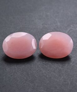 5x4mm pink opal oval cut
