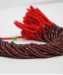 4mm red garnet beads