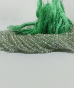3mm green amethyst beads