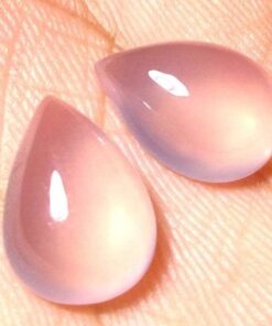10x14mm rose quartz pear