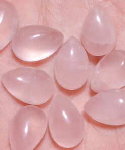 7x5mm rose quartz pear