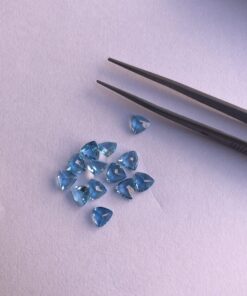 5mm swiss blue topaz trillion cut