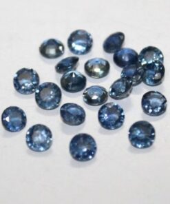 4mm blue sapphire round cut