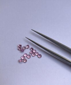 2.5mm pink tourmaline round cut