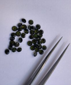 4mm green tourmaline round cut