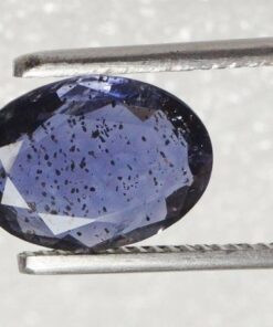 14x10mm Natural Iolite Faceted Oval Cut Gemstone