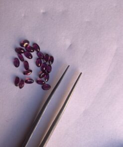 3x4mm Natural Rhodolite Garnet Faceted Oval Cut Gemstone