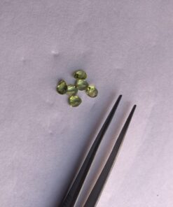 3x4mm Natural Peridot Faceted Pear Cut Gemstone