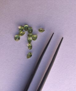 3x5mm Natural Peridot Faceted Pear Cut Gemstone