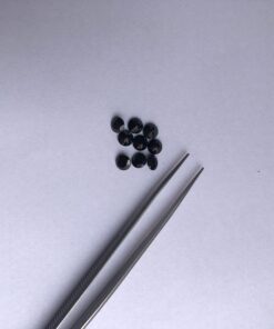 2.25mm Natural Black Spinel Faceted Round Gemstone