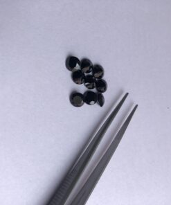 2.5mm Natural Black Onyx Faceted Round Gemstone