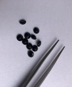 2.5mm Natural Black Spinel Faceted Round Gemstone