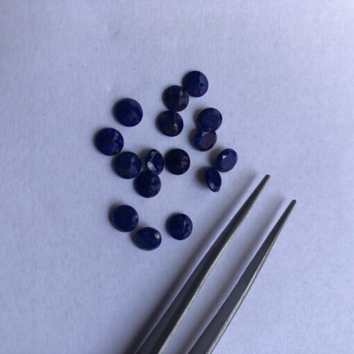 2.75mm Natural Lapis Lazuli Faceted Round Gemstone