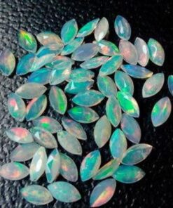 2.5x5mm Natural Ethiopian Opal Faceted Marquise Cut Gemstone