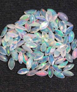 Natural Ethiopian Opal Faceted Marquise Cut Gemstone