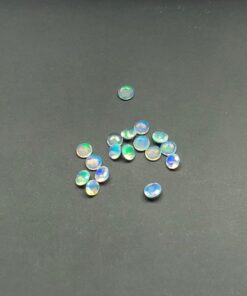 Natural Ethiopian Opal Faceted Round Cut Gemstone