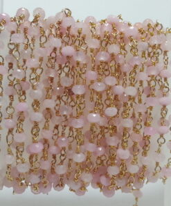 Shop Pink Rose Quartz Beads Rosary Chain