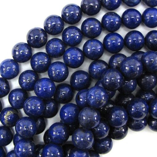 Shop 10mm Natural Lapis Lazuli Smooth Round Beads