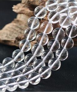 Shop 10mm Natural Crystal Quartz Smooth Round Beads