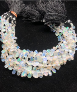 ethiopian opal pear beads
