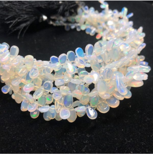 Shop Natural Ethiopian Opal Smooth Pear Beads