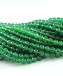 Shop 4mm Natural Green Onyx Smooth Round Beads