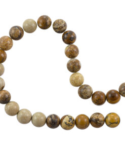 Shop 6mm Natural Picture Jasper Smooth Round Beads