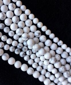 Shop 6mm Natural White Howlite Smooth Round Beads