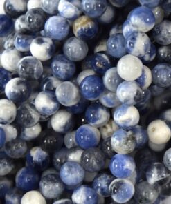 Shop 8mm Natural Sodalite Smooth Round Beads