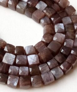 Shop Chocolate Moonstone Faceted Box Beads Strand