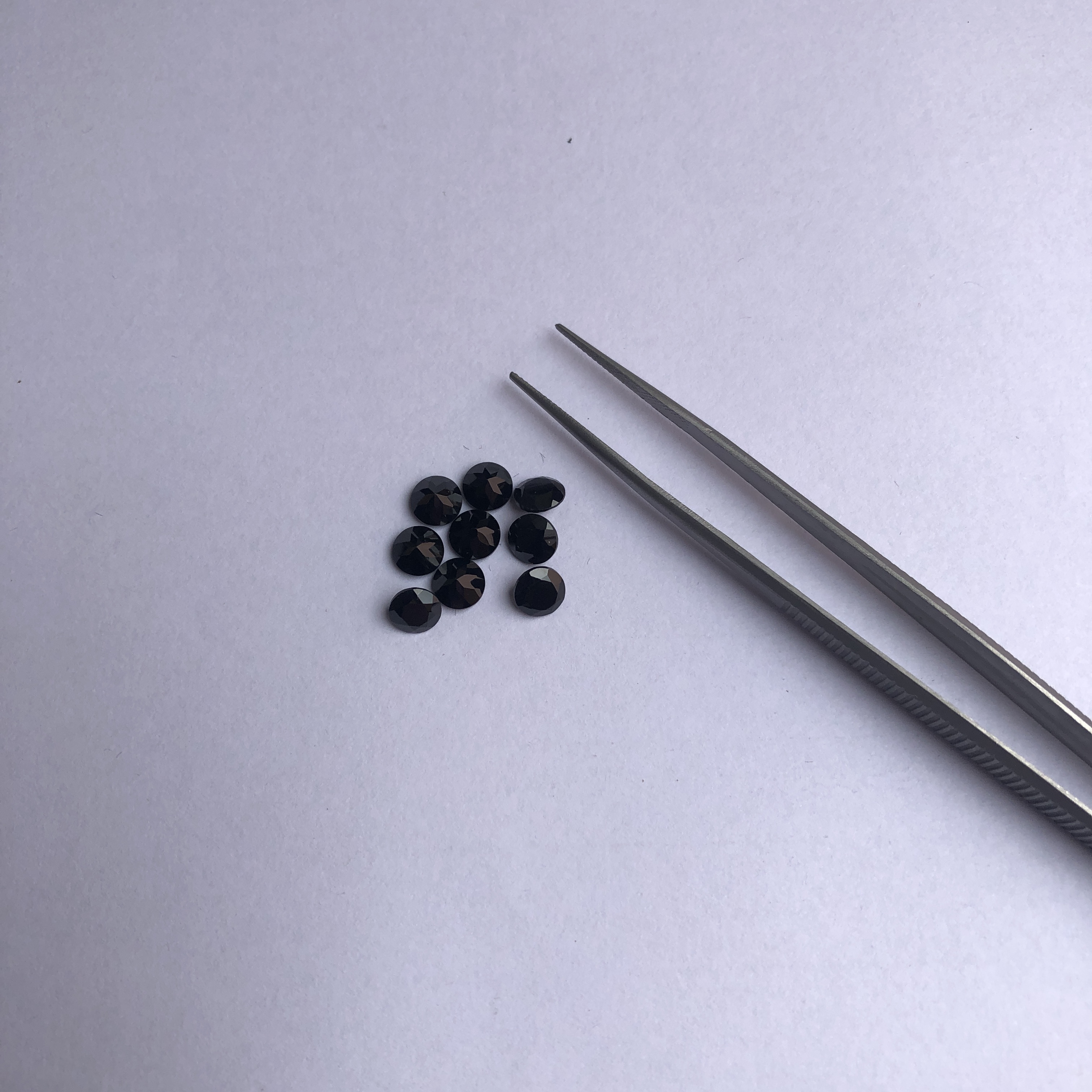 2mm Natural Black Onyx Round Cut Gemstone | Get FREE SHIPPING