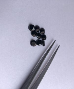 3mm Natural Black Onyx Round Cut Gemstone
