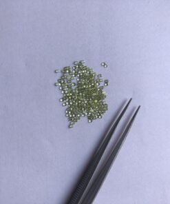 2mm Natural Peridot Round Smooth Cabochon